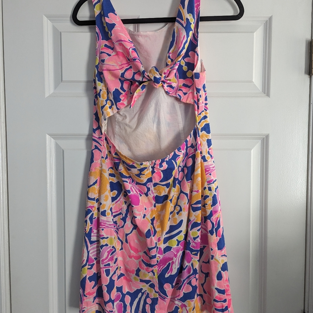 Lilly Floral Dress- Tie Back
